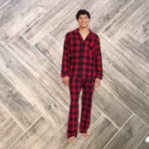 Hanes Premium Men's Buffalo Flannel Sleep Pajama Set - XXL (NWOT)